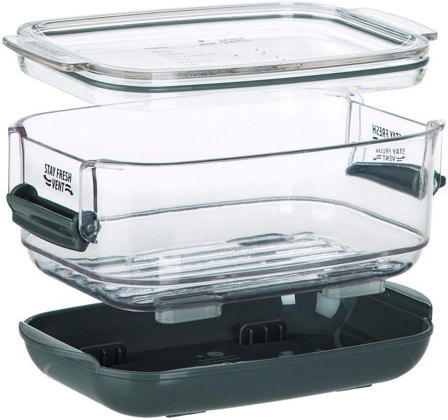ProKeeper Produce Storage Container with Stay-Fresh Vent System – 5.7 Quarts, Airtight for Fruits & Vegetables | Stay-Fresh Vent System Keeps Fruits & Vegetables Fresh Up To 2x Longer, BPA-Free and Dishwasher Safe
