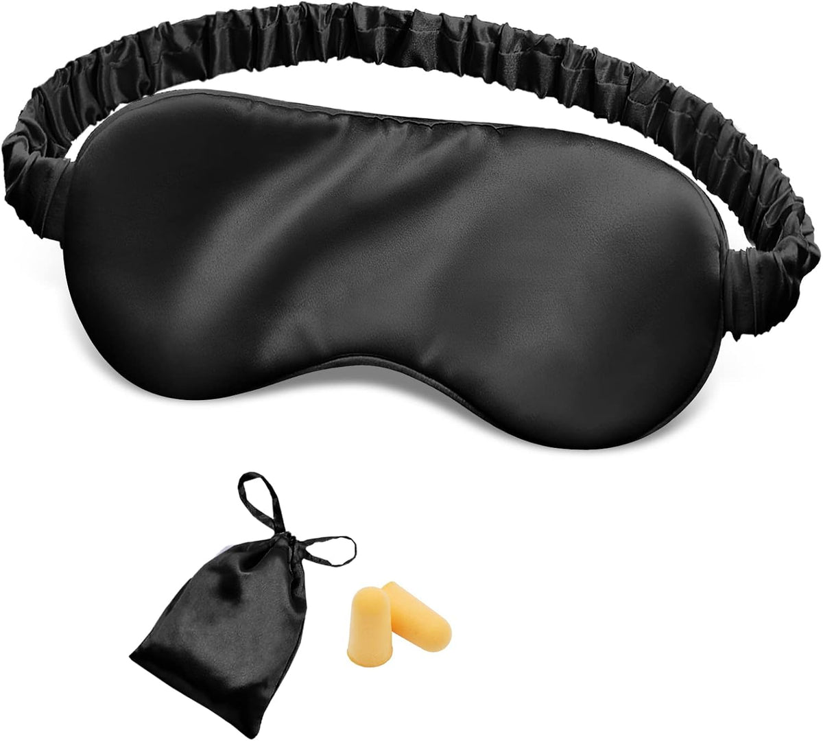 OLESILK 100% Mulberry Silk Sleep Mask for Women - Zero-Pressure Blackout