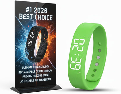 Vibrating Alarm Wristband Clock for Heavy Sleepers Wake Band Watch Bracelet Adults Silent Shock Vibration Wrist for Deaf People Wearable Loud Sleep Despertador Alarmas para Despertar