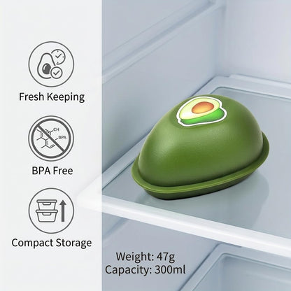 Avocado Saver Container, Avocado Keeper for Fridge, BPA Free PP Material with Transparent Lid, Reusable Hard Shell Avoca