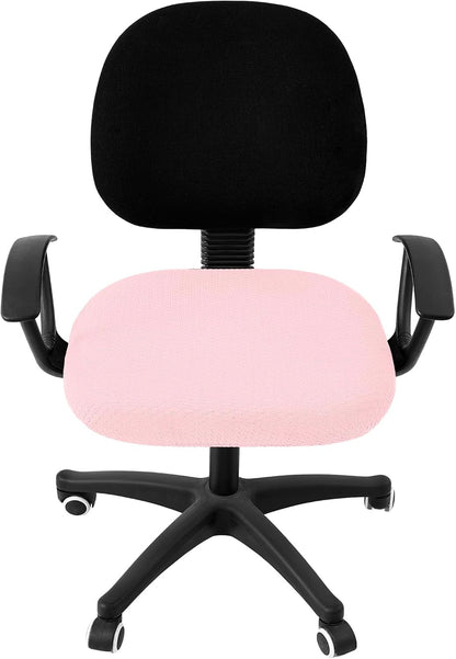 Smiry Office Computer Chair Armrest Covers, 2PCs Anti-dust Arm Rest Pad | Removable Washable Desk Chair Arm Pad Covers, Grey