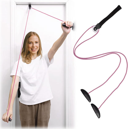 Shoulder Pulley Over The Door Physical Therapy System | Over-the-door exercise pulley designed for shoulder physical therapy exercises.