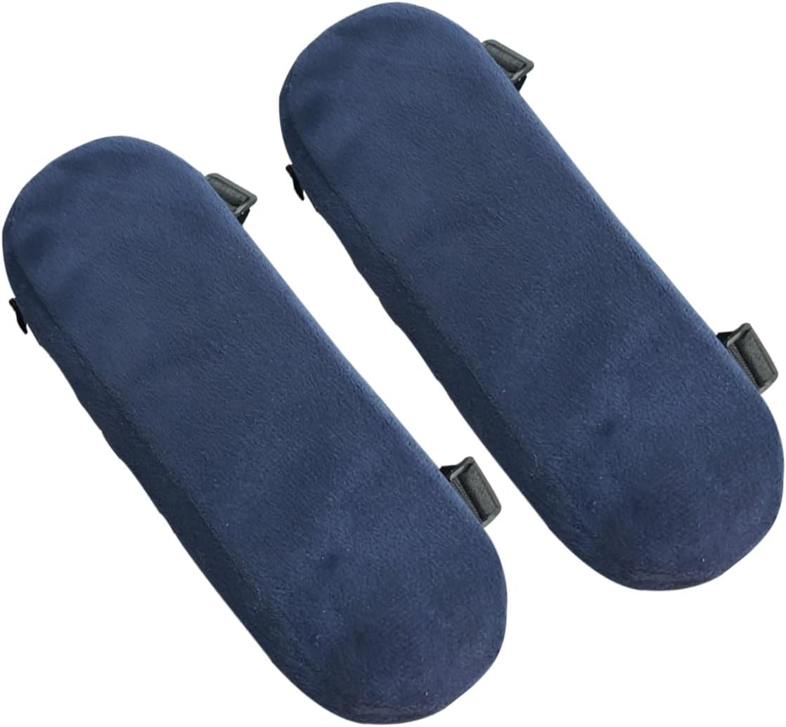 2PCS Car Elbow Pad Arm Rest Cover, Soft Armrest Cushion Pad, Black