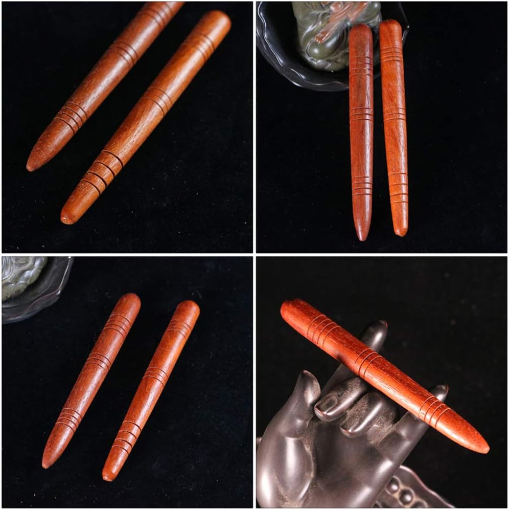 4Pcs Manual Acupressure Pen Wooden Thai Massage Stick Rod Deep Tissue Massage Tool Trigger Point Relief Pain Therapy Tools Full Body Relaxing Gifts Acupressure Pen,Acupressure Tools