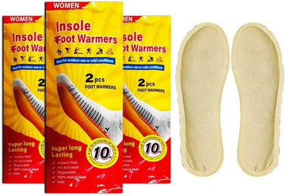 Women's Foot Warmers, Lasts 10hrs, Heats Fast, 2-3 Min Activation, Heated Feet Warmers, Camping, Hiking, Skating, Skiing; Blizzards, Cold Winter or Summer Nights
