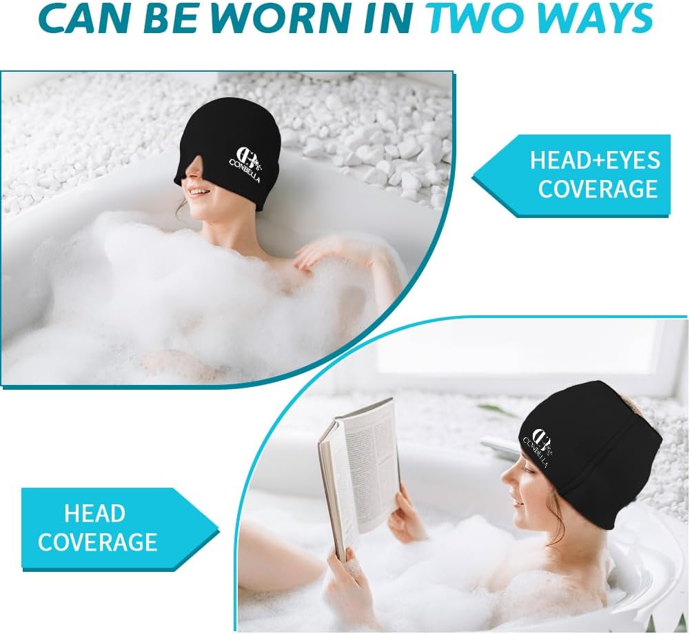 Migraine Relief Cap, Soothing Headache Ice Face Mask Products