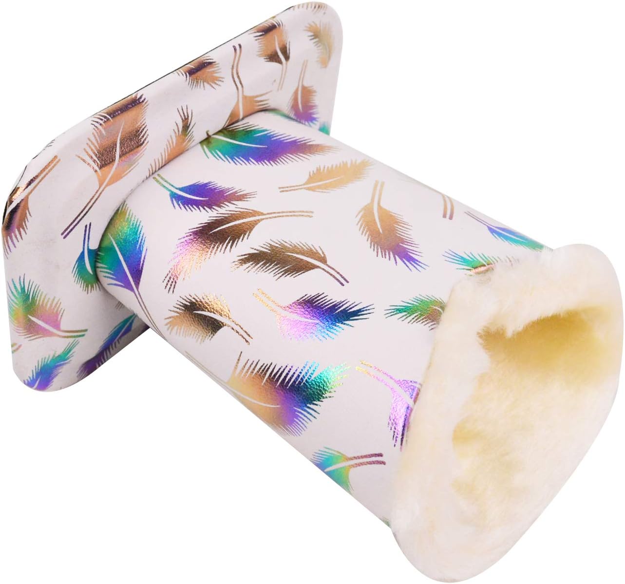 Baitaihem Pack of 2 Plush Lined Eyeglasses Holder Stand Protective Glasses Case For Desks Or Nightstands