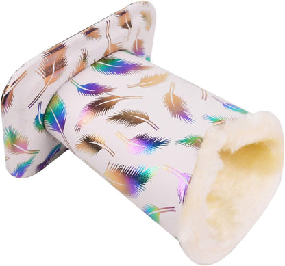 Baitaihem Pack of 2 Plush Lined Eyeglasses Holder Stand Protective Glasses Case For Desks Or Nightstands