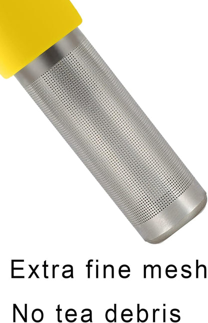 Leden Tea Infuser for Loose Leaf Tea Extra Fine Mesh Tea Steeper Gray