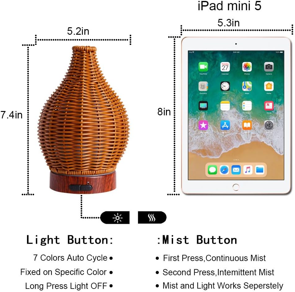 Essential Oil Diffuser Diffuser for Essential Oil Cool Mist Aromatherapy