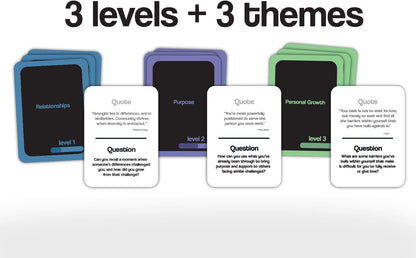 Quotes & Questions for Meaningful Connections - Conversation Card Game by Nicholas John
