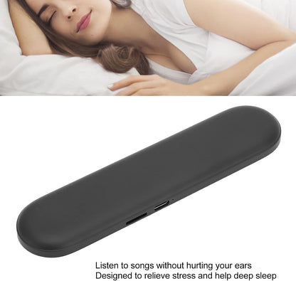 Pillow Speakers Bluetooth, Pillow Speakers, Bluetooth 5.3 Portable Bone Conduction Speaker with Timer Off Function, Mini Pillow Speaker for Adults, Children, Babies(White)