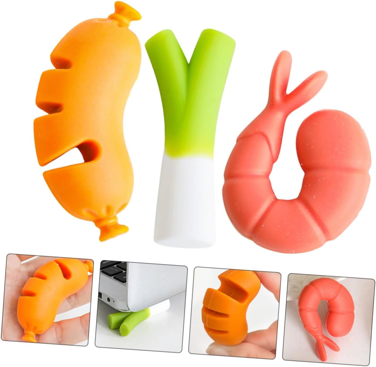 3pcs Silicone Kitchen Pot Lid Lifter and Spill Stopper Boil-over Cooking Tool for Easy Use Unique Design for Stews and Soups Kitchen Accessory for Clean Cooking