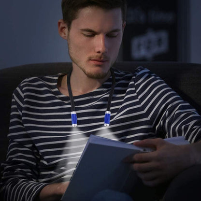 Rechargeable LED Neck Reading Light, Book Lights for Reading in Bed, 3 Brightness Levels, 2 Flexible Soft Silicone Arms Comfortable Wear, Long Lasting. Perfect for Bookworms, Craft & Knitting (Pink)