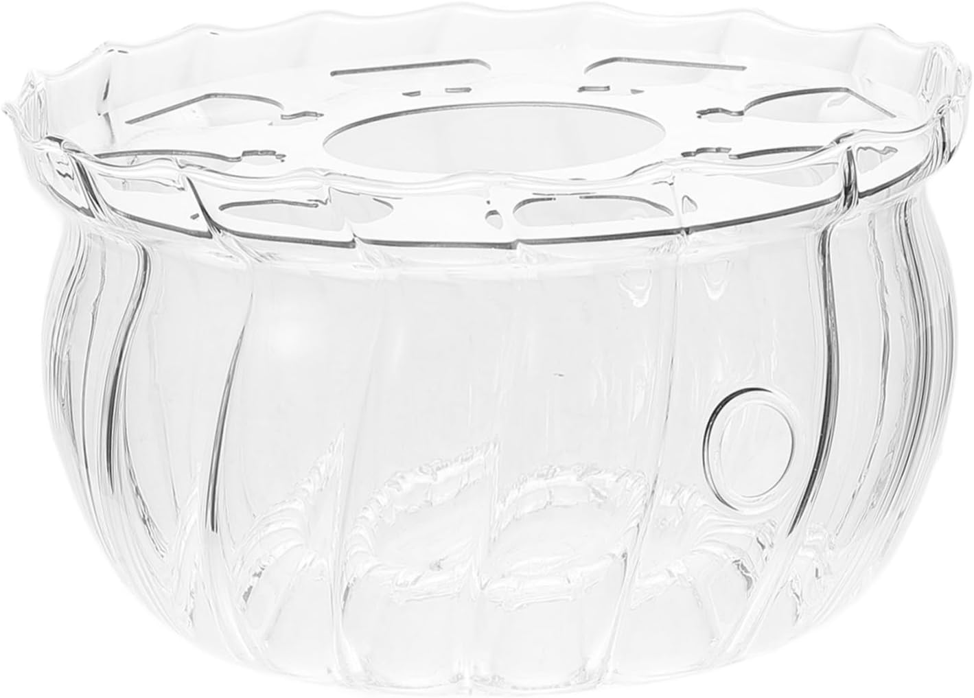 HEALLILY Teapot Warmer Glass Candle Heater Base for Tea Food Elegant Design for Teapots Easy to Clean Maintain for Home Office Use
