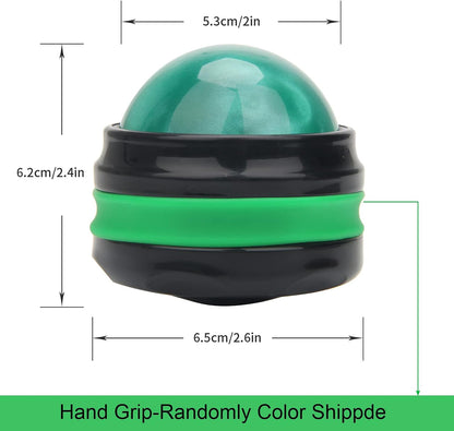 Coolrunner Massage Ball, Manual Roller Massager, Handheld Self Massage Therapy and Relax Full Body Tools for Sore Muscles, Shoulders, Neck, Arms, Legs, Back, Foot, Body (Blue) | Therapy and Relax Full Body Tools for Sore Muscles, Shoulders, Neck, Arms,