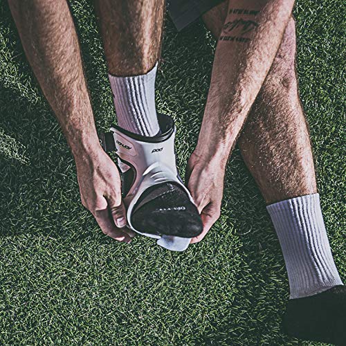 DonJoy Performance Pod Ankle Brace DP151AB05, Small Left (White) | Pod Protection-on-Demand, Low-Profile Molded Tpu Shell, 4 Oz Lightweight, Adjustable Underfoot Strap, Small Left White