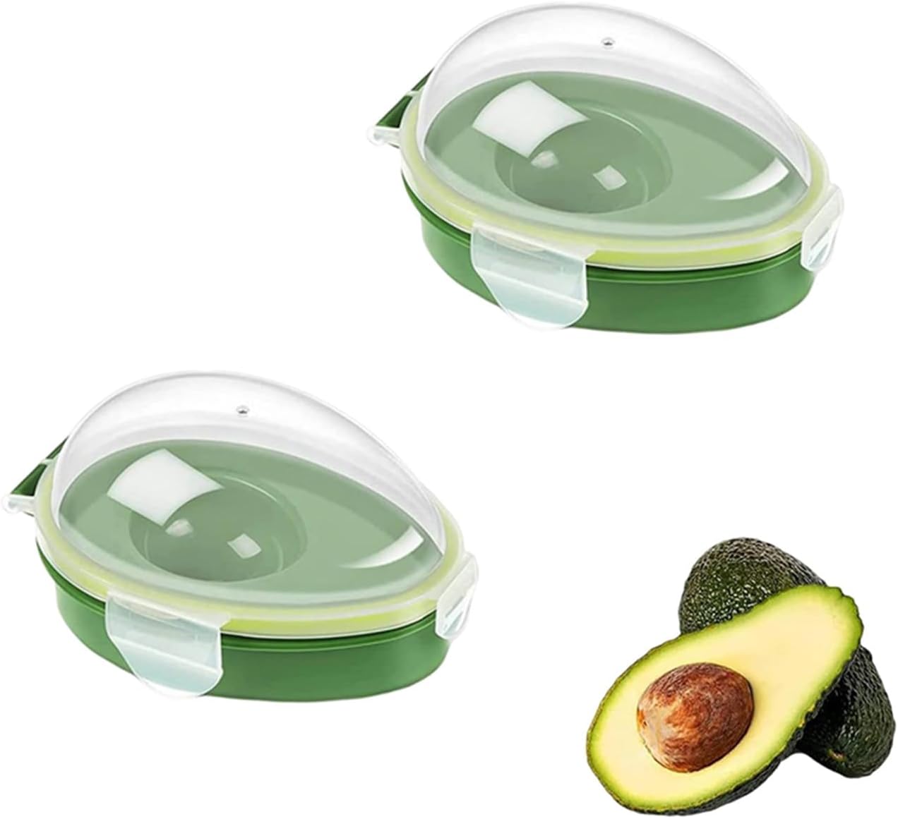 Nicerice Avocado Saver,Avocado Keeper,Avocado Fresh Saver for Fridge,Portable and Reusable Avocados Storage, Crisper to Keep Your Avocados Fresh for Days (1)