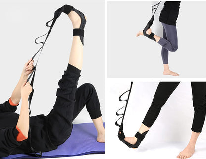 Stretching Strap Hamstring Stretcher Foot Calf, Leg, igament Belt for Pain-Relief Ligament Belt Rehabilitation Training Strap