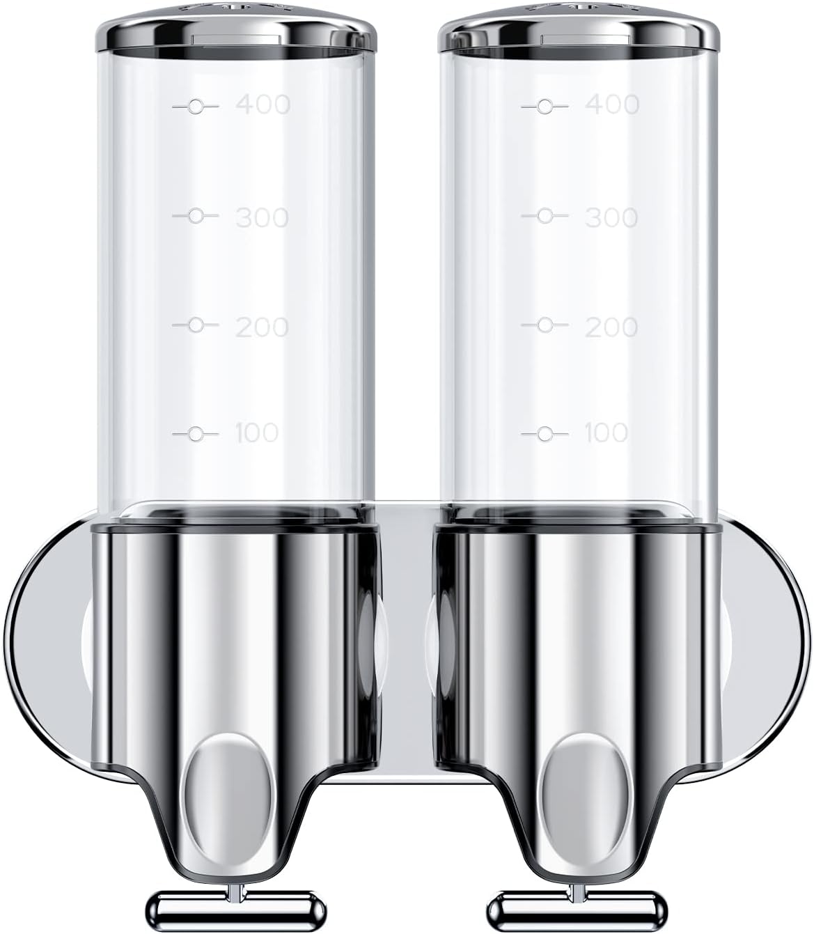 Shower Soap Dispenser,Shampoo and Conditioner Dispenser | Shower Dispenser 3 Chamber No Drill,Wall Mounted Refillable Bottles,Shower Accessories for Bathroom,RV&Hotel,16.9 oz 3 in 1