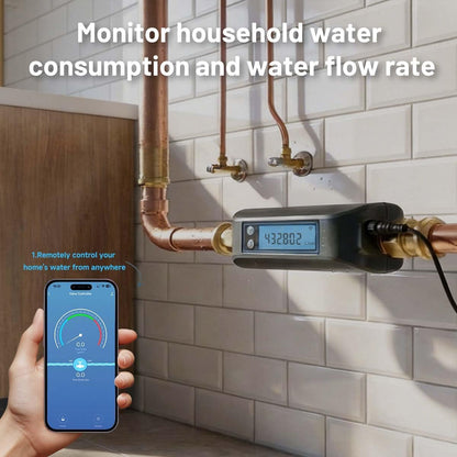 Water Leak Detector Kit for Home, GreenVation 3 Smart WiFi Water Sensor Alarm with App Alerts, 1 Base Station with 100dB Adjustable Alarm, RF 300m/984ft for Basement, Bathroom, Laundry