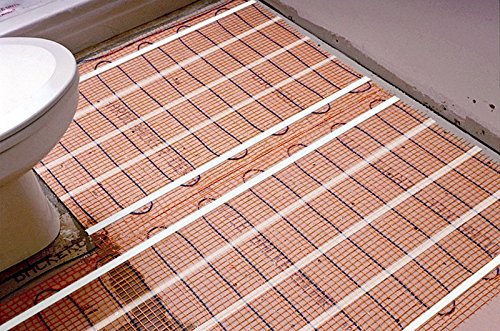 SunTouch TapeMat Electric Radiant Floor Heating Mat, Orange, 120V, 10 Sq Ft