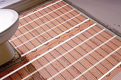 SunTouch TapeMat Electric Radiant Floor Heating Mat, Orange, 120V, 10 Sq Ft