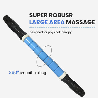 Muscle Roller Stick Ctwctr Massage Roller for Lymphatic Drainage, Cellulite Massager, Leg Massager for Circulation and Pain Relief, Deep Tissue & Trigger Point Massage
