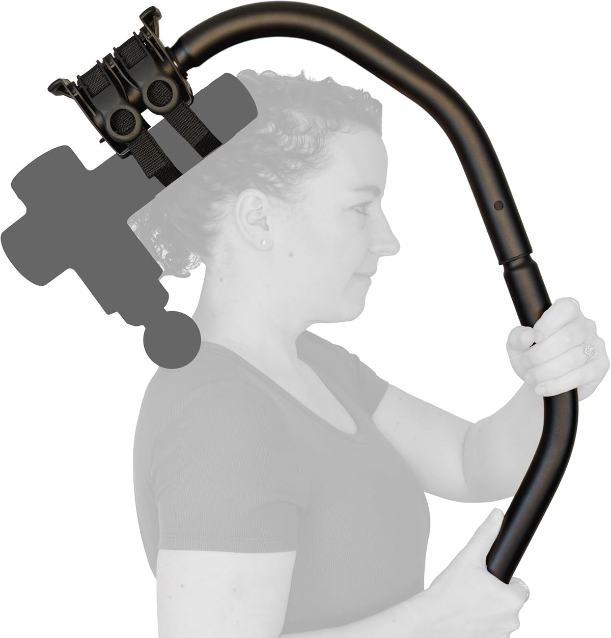 BackBadger Flex Massage Gun Holder Adjustable Ergonomic Extension Handle