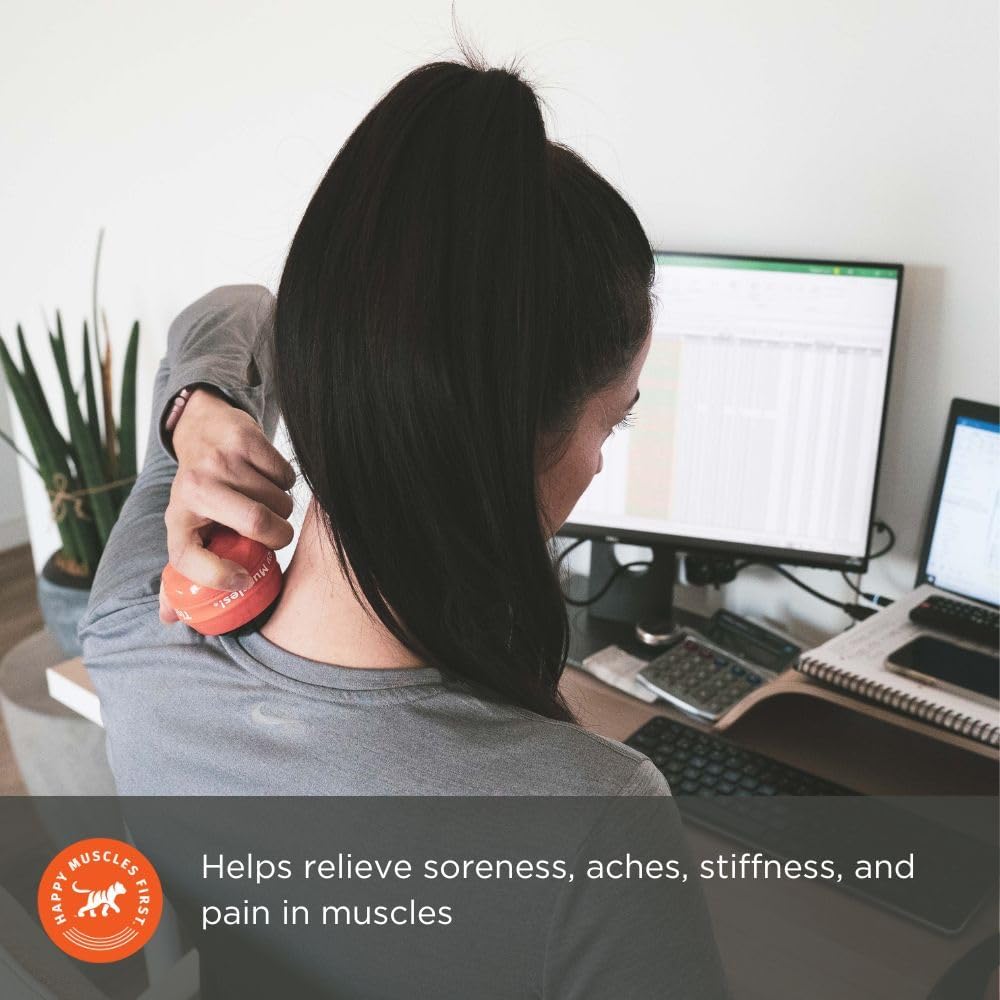 Tiger Tail Knotty Tiger Knot Buster Massage Ball Tool Delivers Elbow Deep Pressure Relieving Hands Fingers Thumbs from Fatigue
