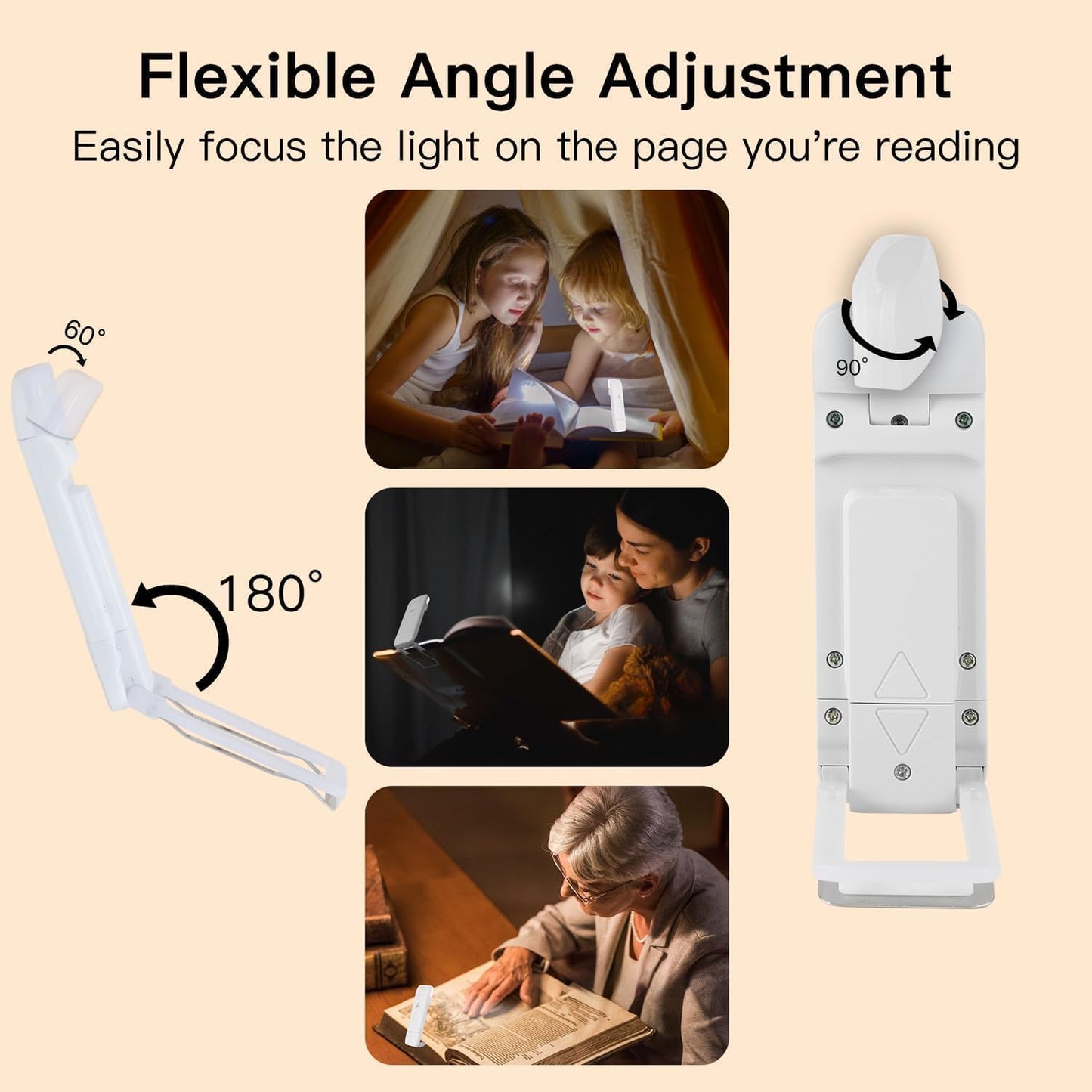 KunHe 10 Pack USB Rechargeable Book Light Bulk for Reading at Night in Bed LED Reading Lights with Clip for Kids & Adults Bulk Gift for Book Lovers