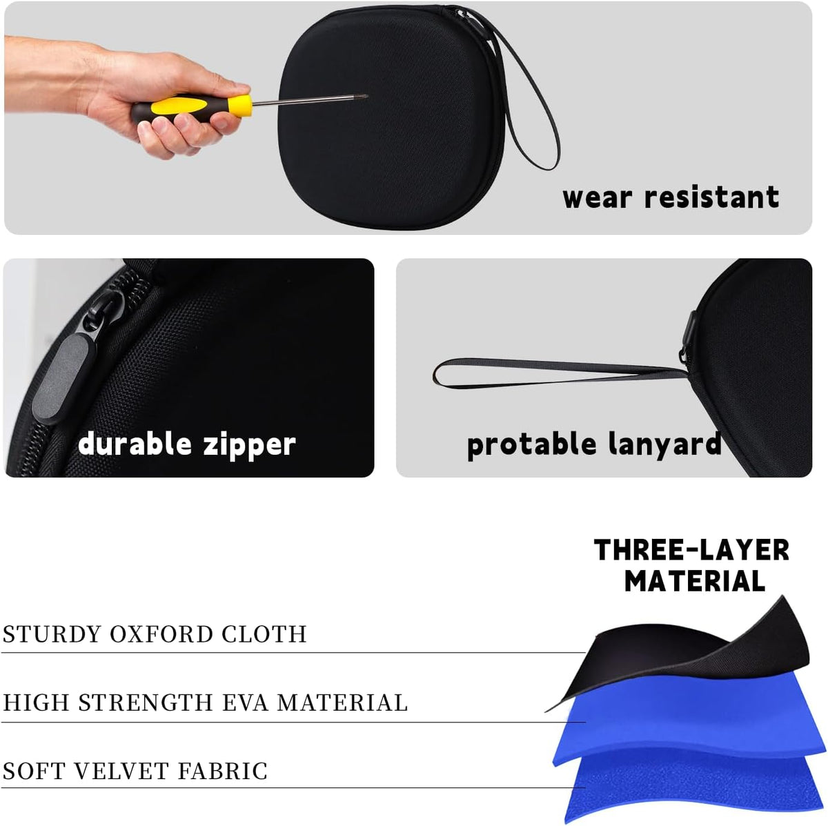 Case for Book Reading Light Compatible with Glocusent & Gritin