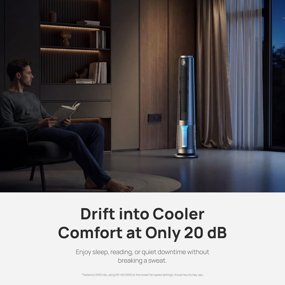 DREO TurboCool Misting Fan 516, 5℉ Drop Cooling Fans that Blow Cold Air