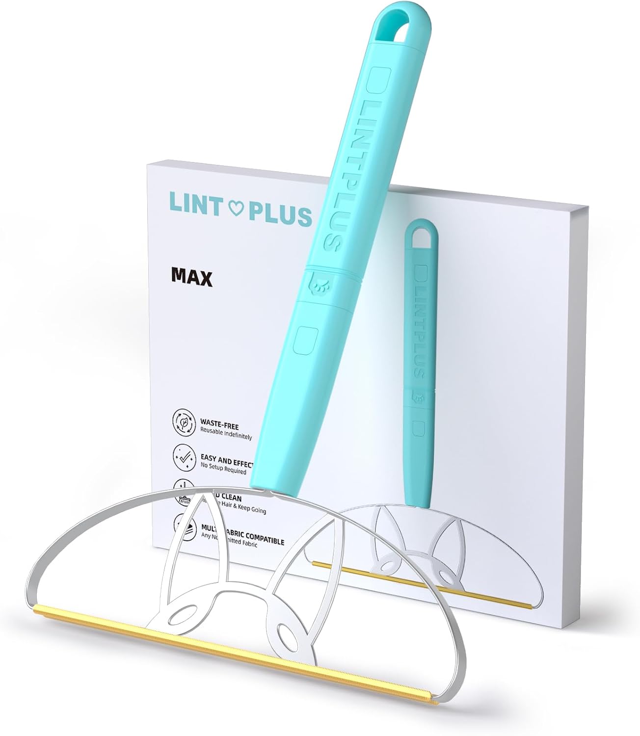 Deep Cleaner Pro Pet Hair Remover-Special Cat Hair Remover Multi Fabric Edge and Carpet Rake Scraper by LINTPLUS-Dog Hair Remover for Rugs,Couch & Pet Towers-Easy to Every Hair!