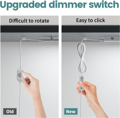 Motion Sensor Cabinet Lighting, 4500K Daylight, 3 Pack 12 inch Linkable