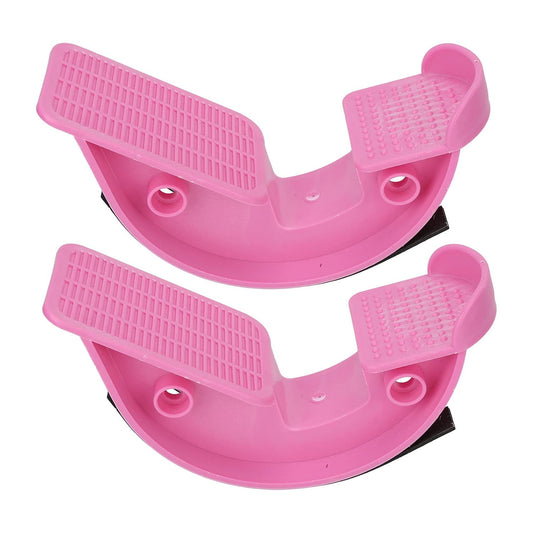 2pcs Calf Stretcher Slant Board, Anti Slip Foot Rocker Ankle Exerciser Leg Muscle Stretching Equipment for Achilles Tendinitis, Plantar Fasciitis Pain Relief and Tight Calves(Pink)
