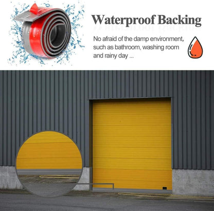 Huge Gap Door Draft Stopper,3.4" W x 39" L Widened Rubber Door Sweep, Black | Designed for Large Gaps - Self-Adhesive Weather Seal Blocks Drafts, Dust, Noise & Bugs, Works on Interior & Exterior Doors