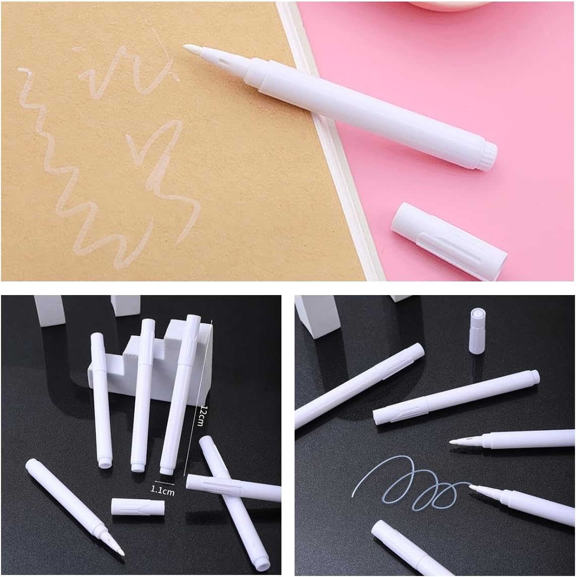 Chalkboard Label 240 Pcs Waterproof Reusable Labels for Food Containers Chalk Sticker Labels with 3 Liquid Chalk Markers for Mason Jars, Parties Decoration, Craft Rooms, Storage, Home, Kitchen