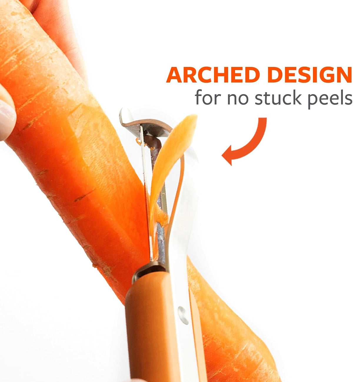 Full Circle Produce Peeler, Sharp, Precise