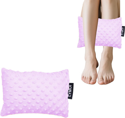 Small Soft Knee Pillow for Side Sleepers, 11" x 7.5" Hip Leg Support Pillows Joints Cushion Relief from Knees Sciatica Joints Back Pain After Surgery for Sleeping Gifts (Purple)