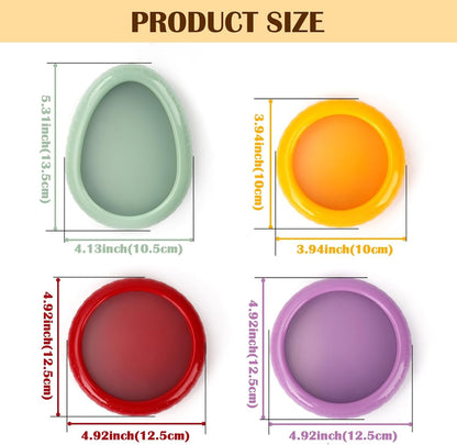 Avocado Saver and Onion Storage 4 Set - Reusable refrigerator avocado storage containers,for fridge Apples, Tomatoes, Tomato, Lemons for Ideal
