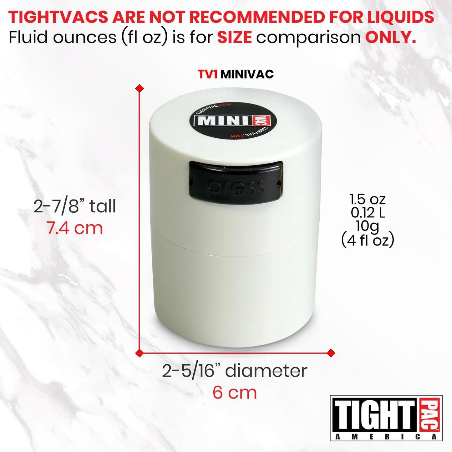 Minivac - 10g to 30 grams Airtight Multi-Use Vacuum Seal Portable Storage Container for Dry Goods, Food, and Herbs - Green Clear