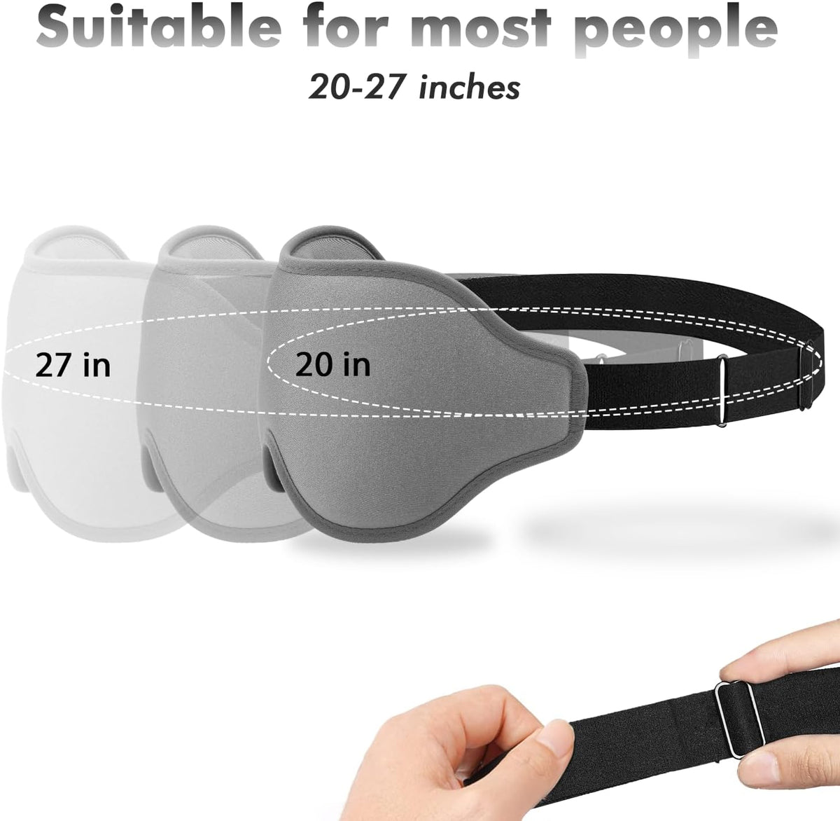 3D Weighted Eye Mask for Lash Extensions, Eye Covers for Sleep