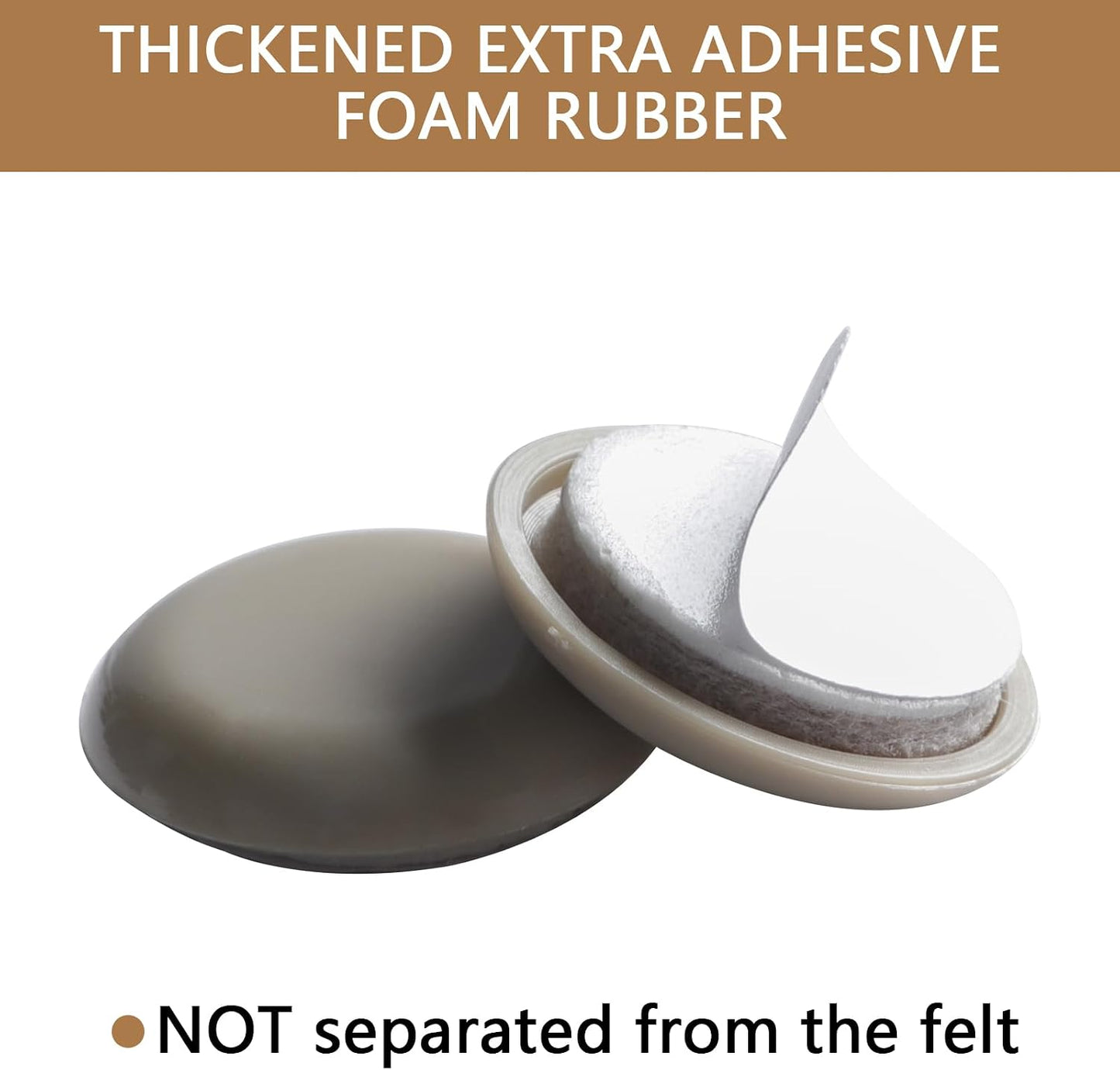 Self-Adhesive Furniture Sliders for Carpets, Furniture Moving Pads (36Pcs) 1-3/4" Furniture Mover Glides, Self Sticks Carpet Furniture Carrier - Move Any Item Quickly and Easily!