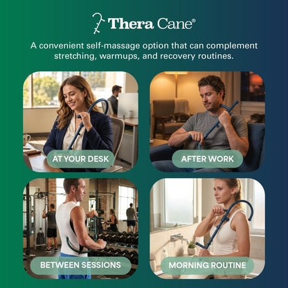 Thera Cane MAX Trigger Point Massager (Blue)