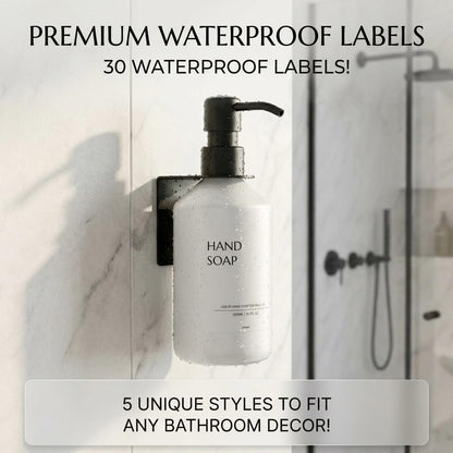 Shampoo and Conditioner Dispenser Set of 3 for Wall Mount | 16.9 fl oz Drill Free Shower Soap Bottles,Refillable Body Wash Dispensers for Bathroom Decor (Amber Bottles + Bamboo Pumps)