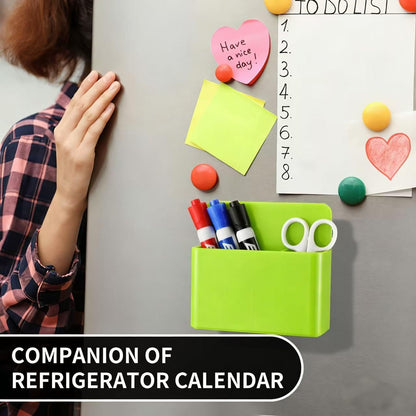 Camelmother 2Pcs Magnetic Dry Erase Marker Holder For Whiteboard Fridge | 2Slots Locker Accessories Teacher Classroom Must Haves Fridge magnets