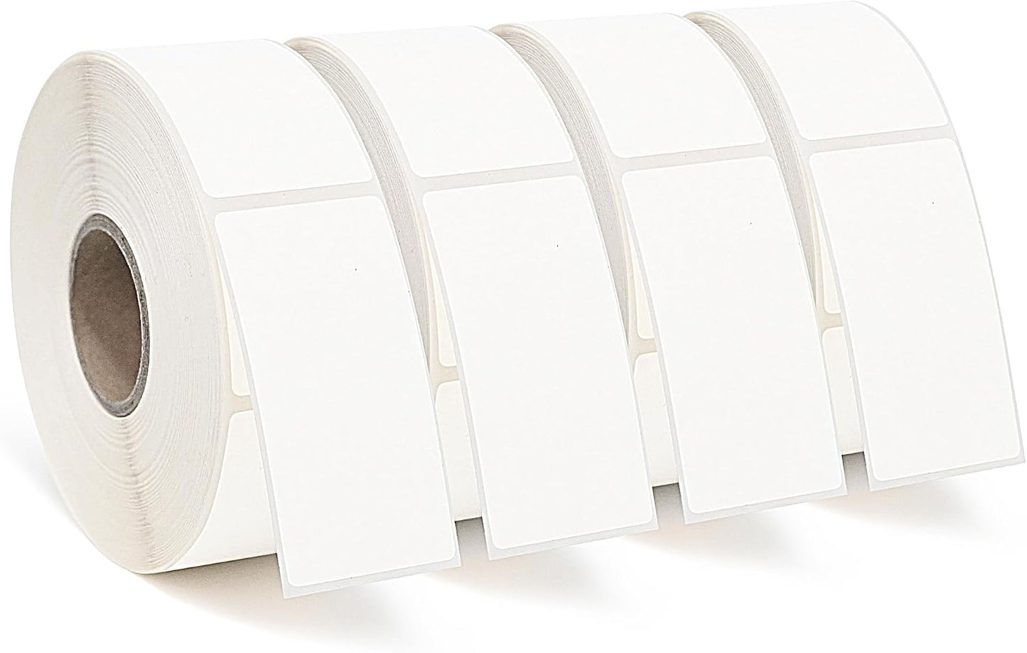 ESSENTIAL 500 Dissolvable Food Labels, 1 x 2 Inch Blank White | Dissolvable Canning Labels for Food Storage, Containers, Mason Jars, Freezer(1 Roll - 500 Labels)