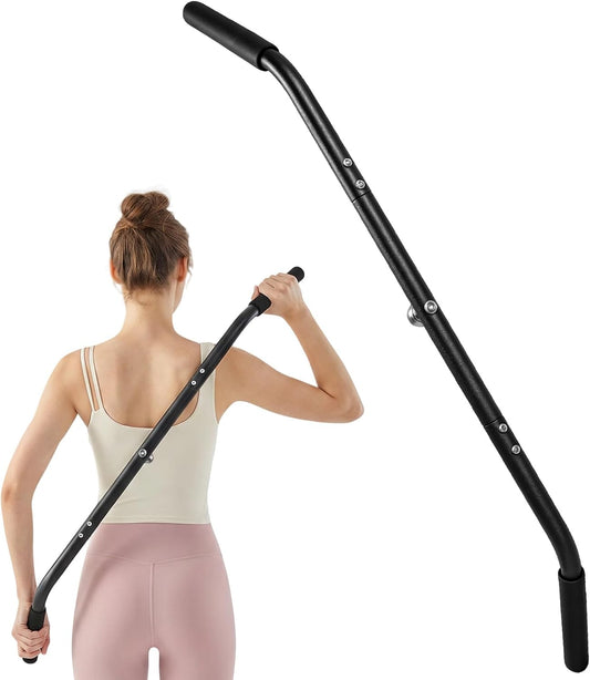 Trigger Point Massage Tool, Handheld Back and Neck Massager Cane for Pain Relief Deep Tissue Metal Self Massage Tools