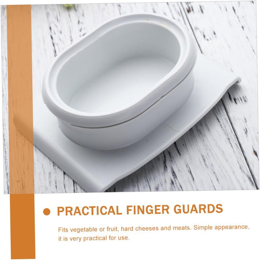 Food Slicer Hand Guard Finger Protectors for Safe Cutting and Grating Vegetables Fruits Cheese Meat with Non-Slip Design 3.74X3.14X1.18 Inch 3 Pack
